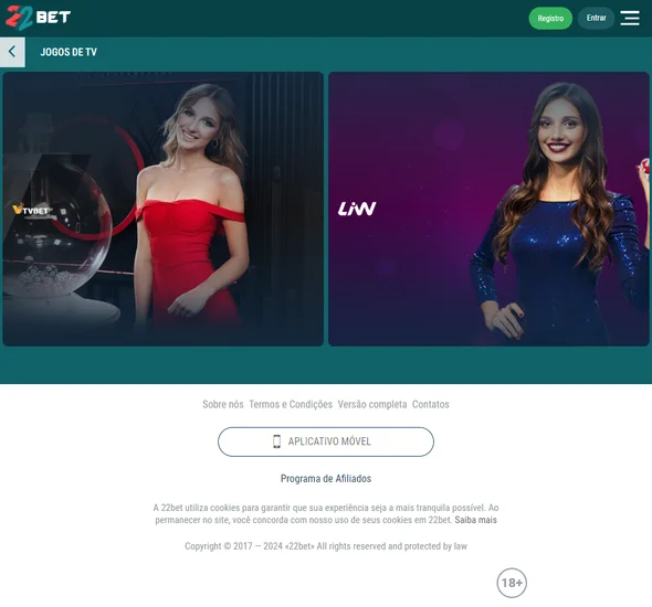 Jogos de televisão Bet22