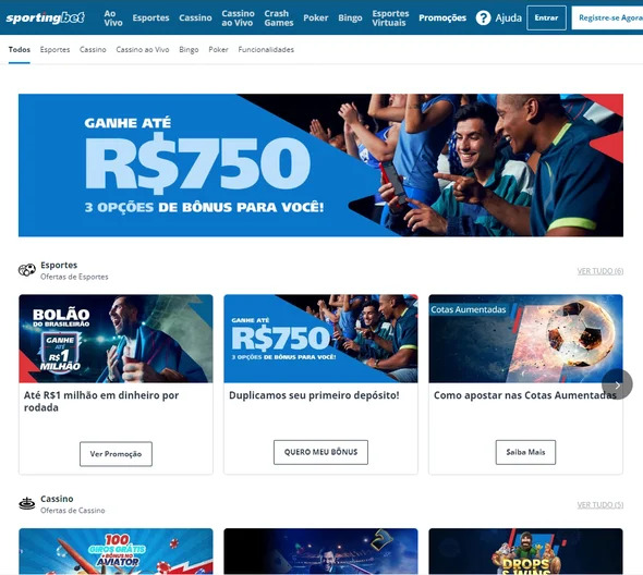 Bônus Promocionais SportingBet